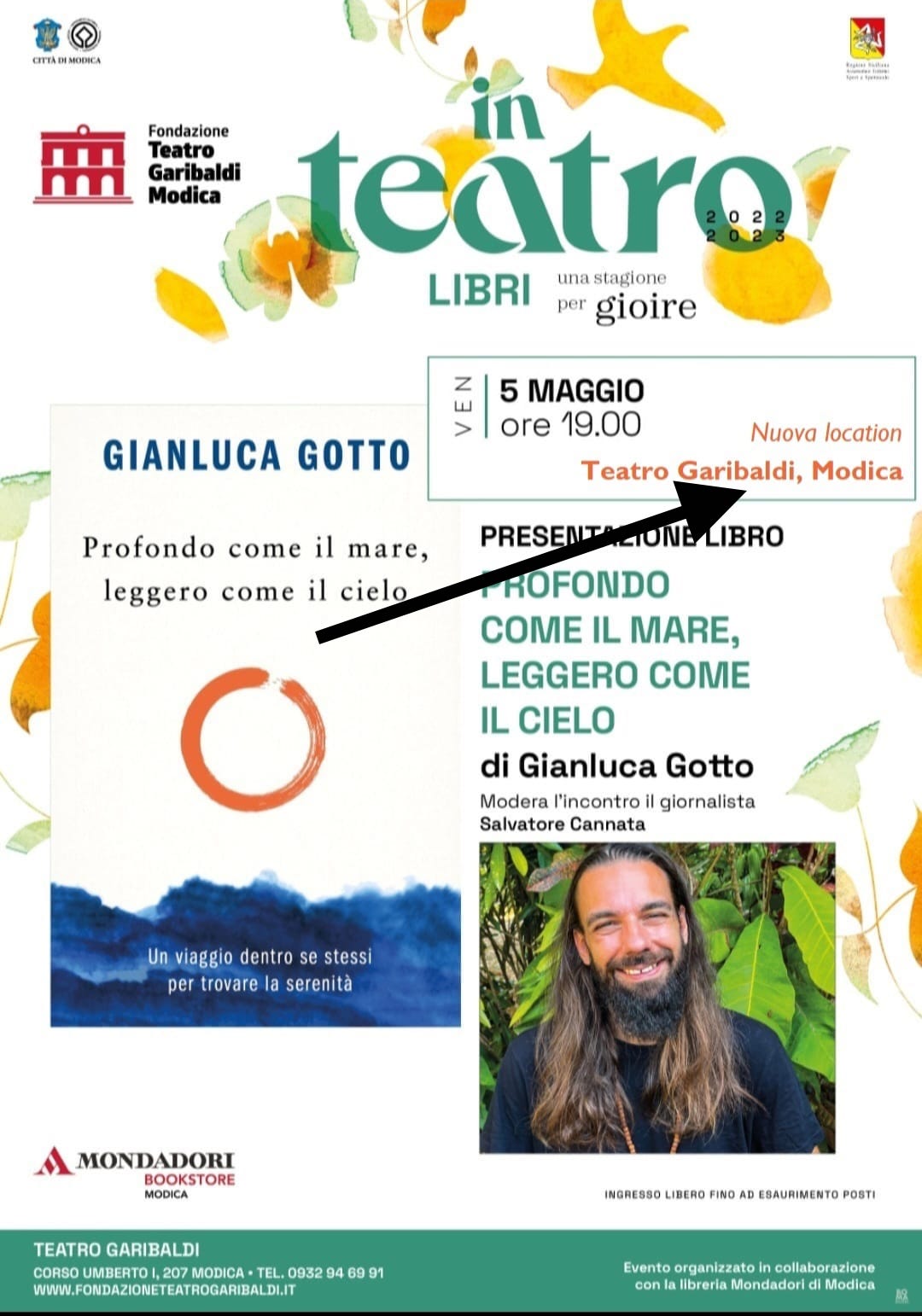 Dal libro di Gianluca Gotto Profondo come il mare, leggero come il cielo  